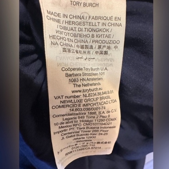 Tory Burch Smocked Shoulder-Tie Jumpsuit - Picture 8 of 9